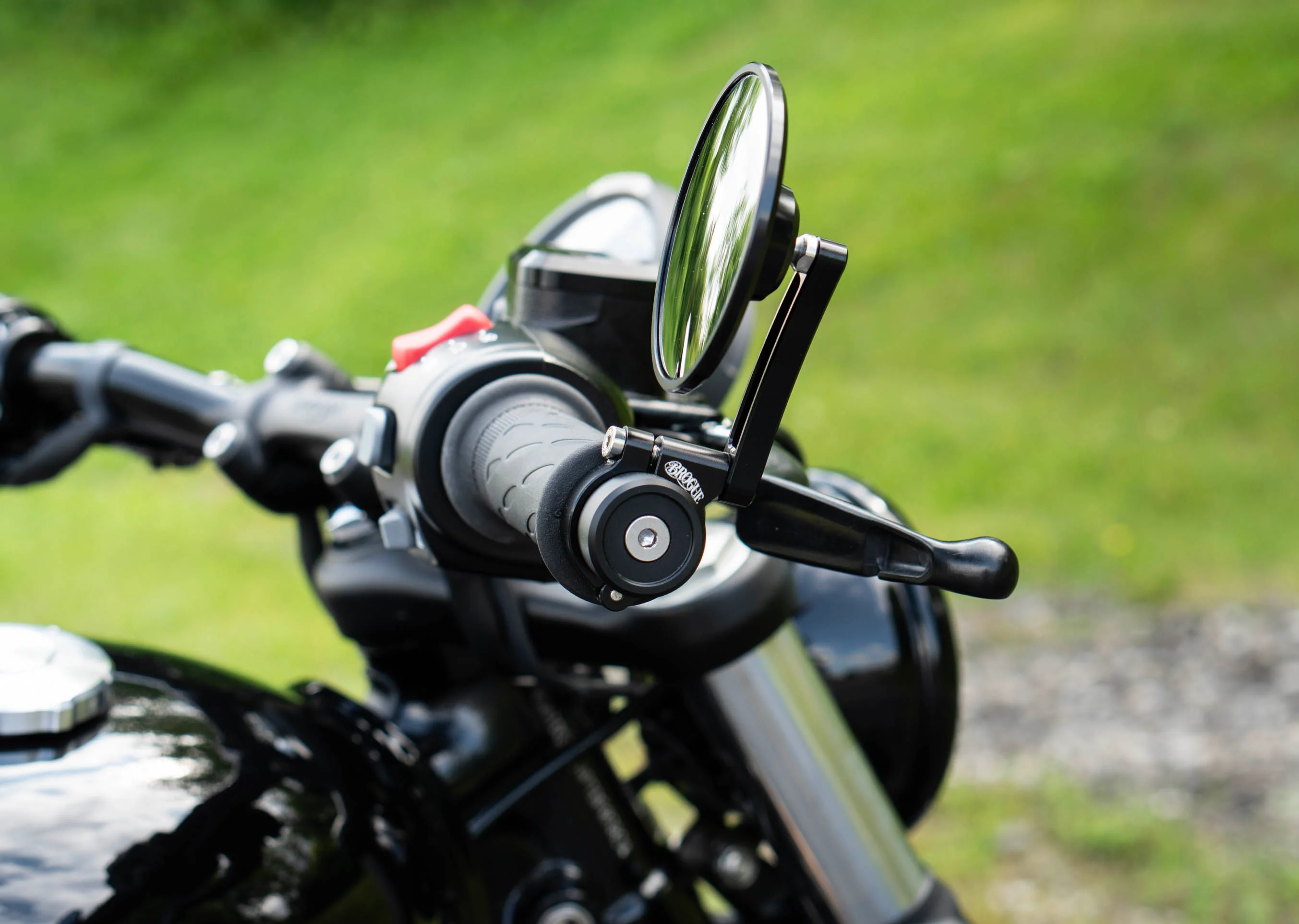 Brogue Moto 3" Convex Classic Bar-End Mirror – Fits 1" & 7/8" Handlebars - Image 22