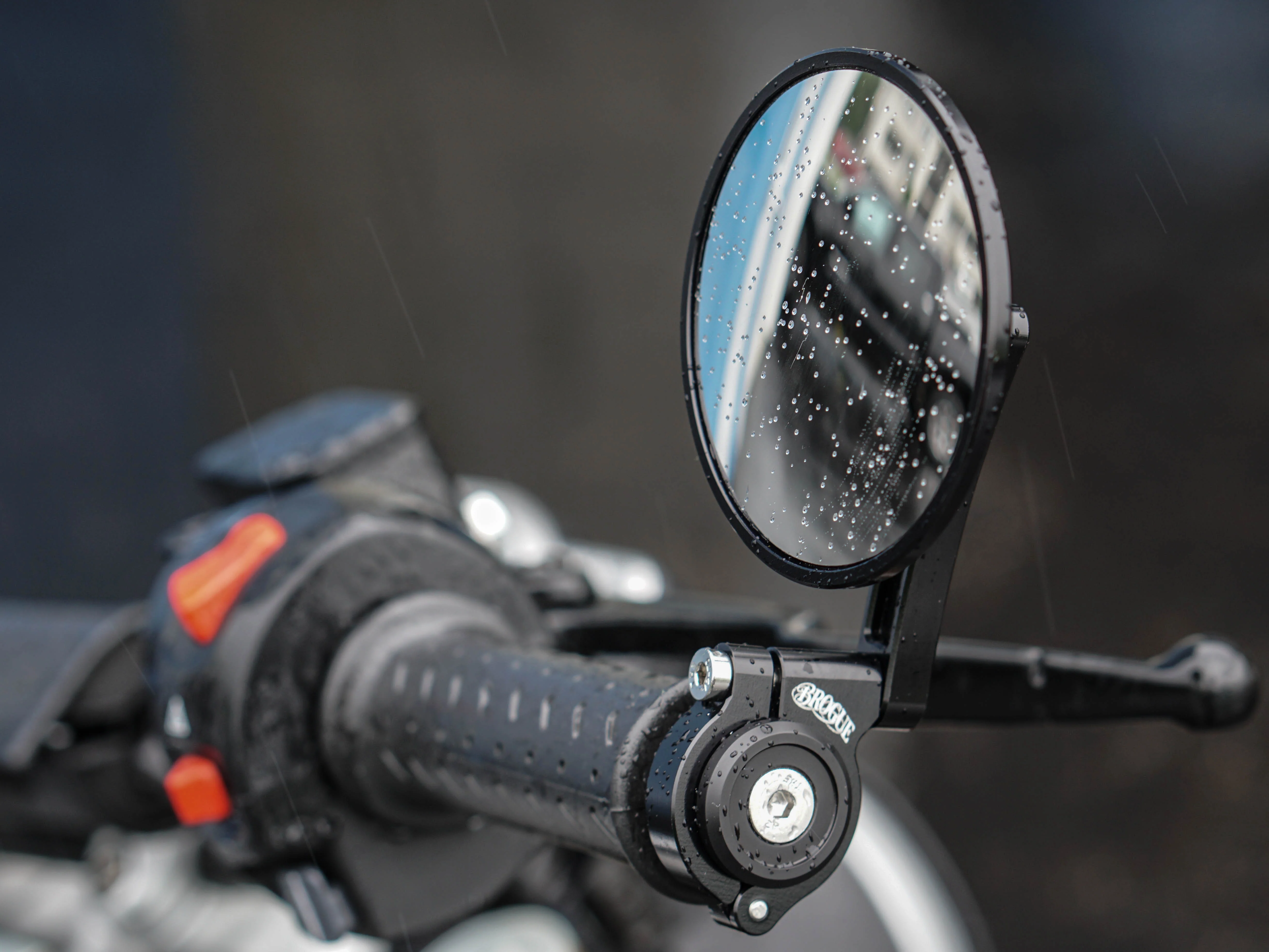 Brogue Moto 3" Convex Classic Bar-End Mirror – Fits 1" & 7/8" Handlebars - Image 61