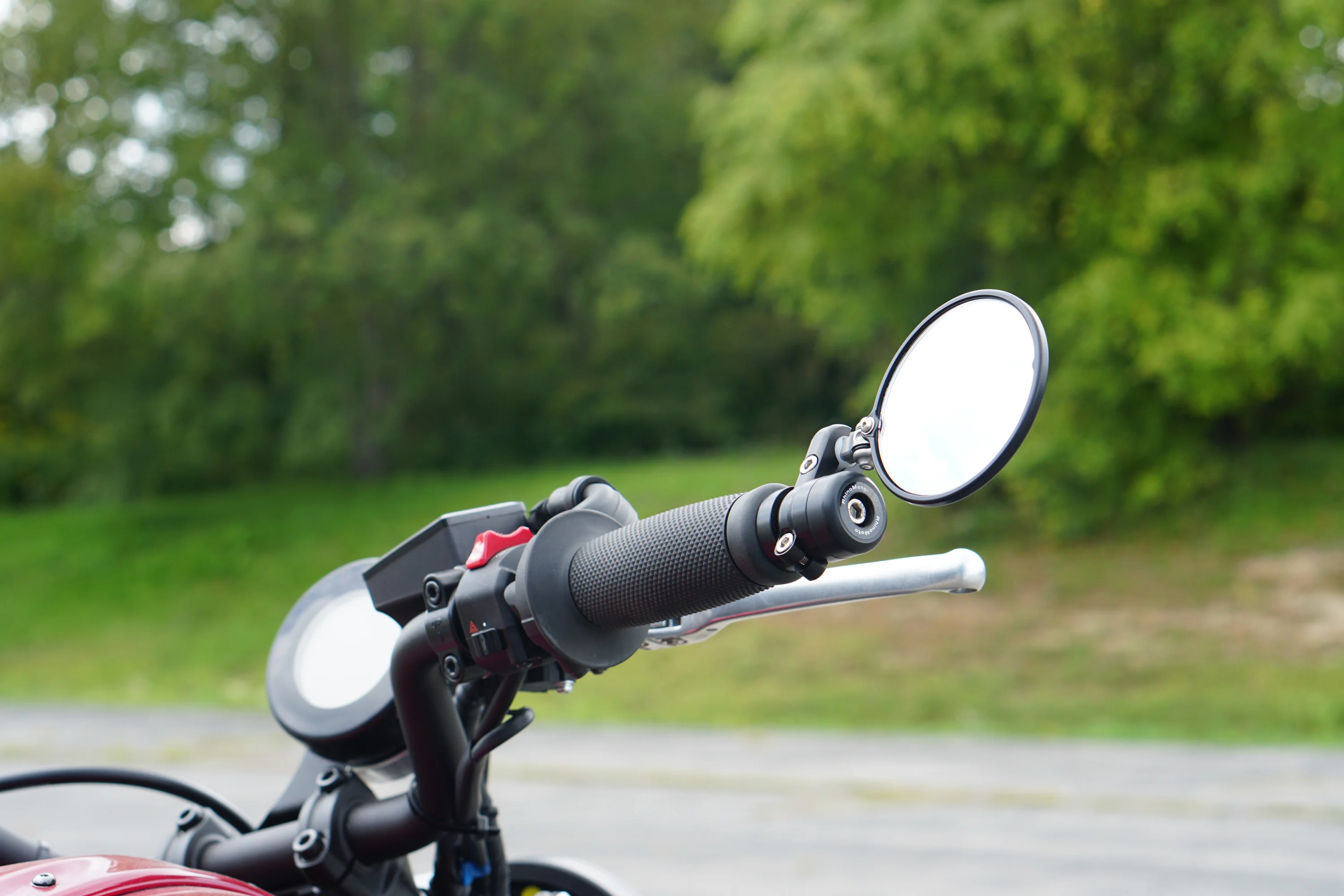 CRG Hindsight 3 Inch Round Bar End Mirror (lane Splitter) - Image 3