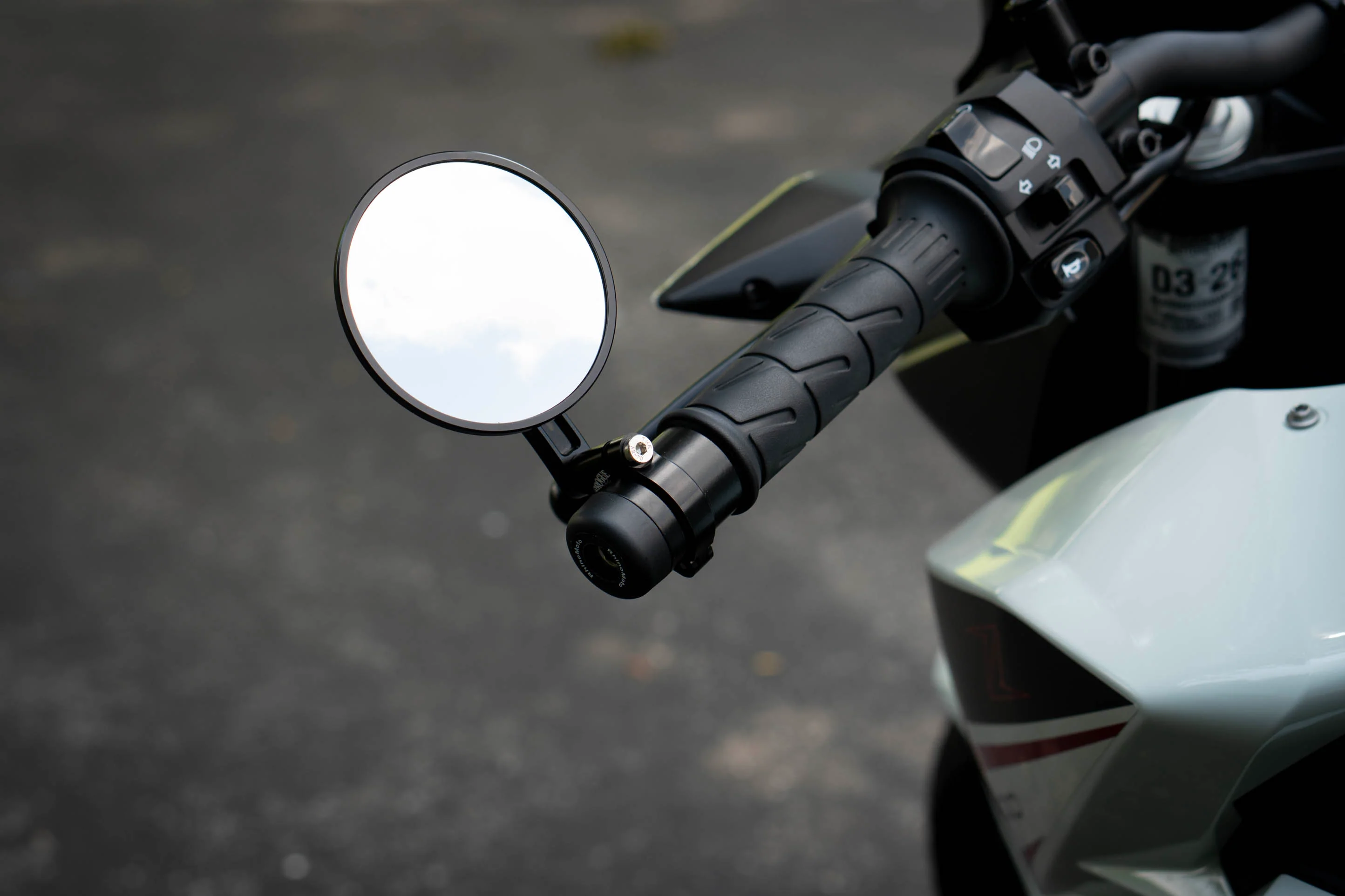 Brogue Moto 3" Convex Classic Bar-End Mirror – Fits 1" & 7/8" Handlebars - Image 64