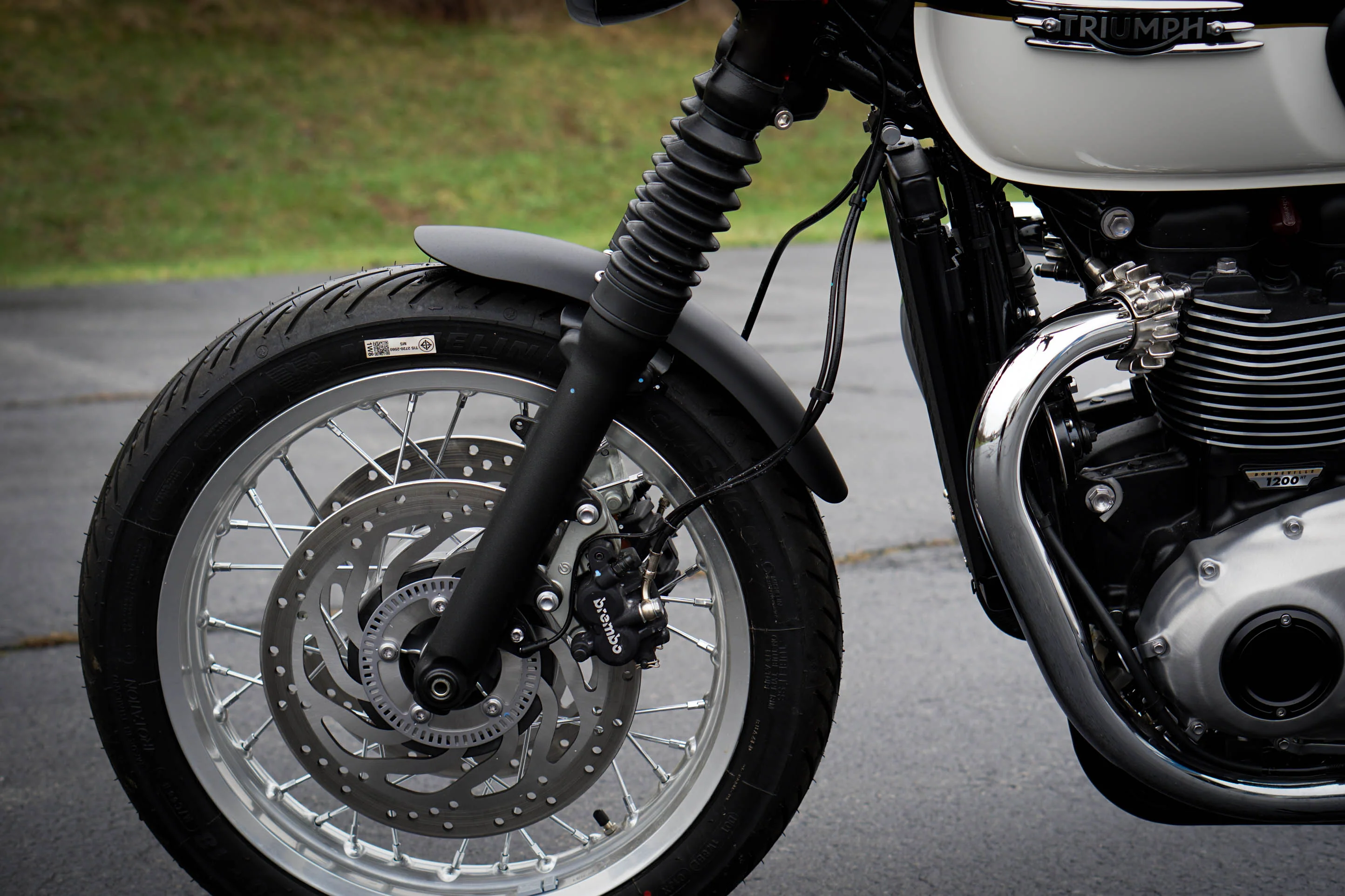 Short Aluminum Front Fender for Triumph Bonneville | 2016+ T100, T120, Street Twin, Street Scrambler - Image 11