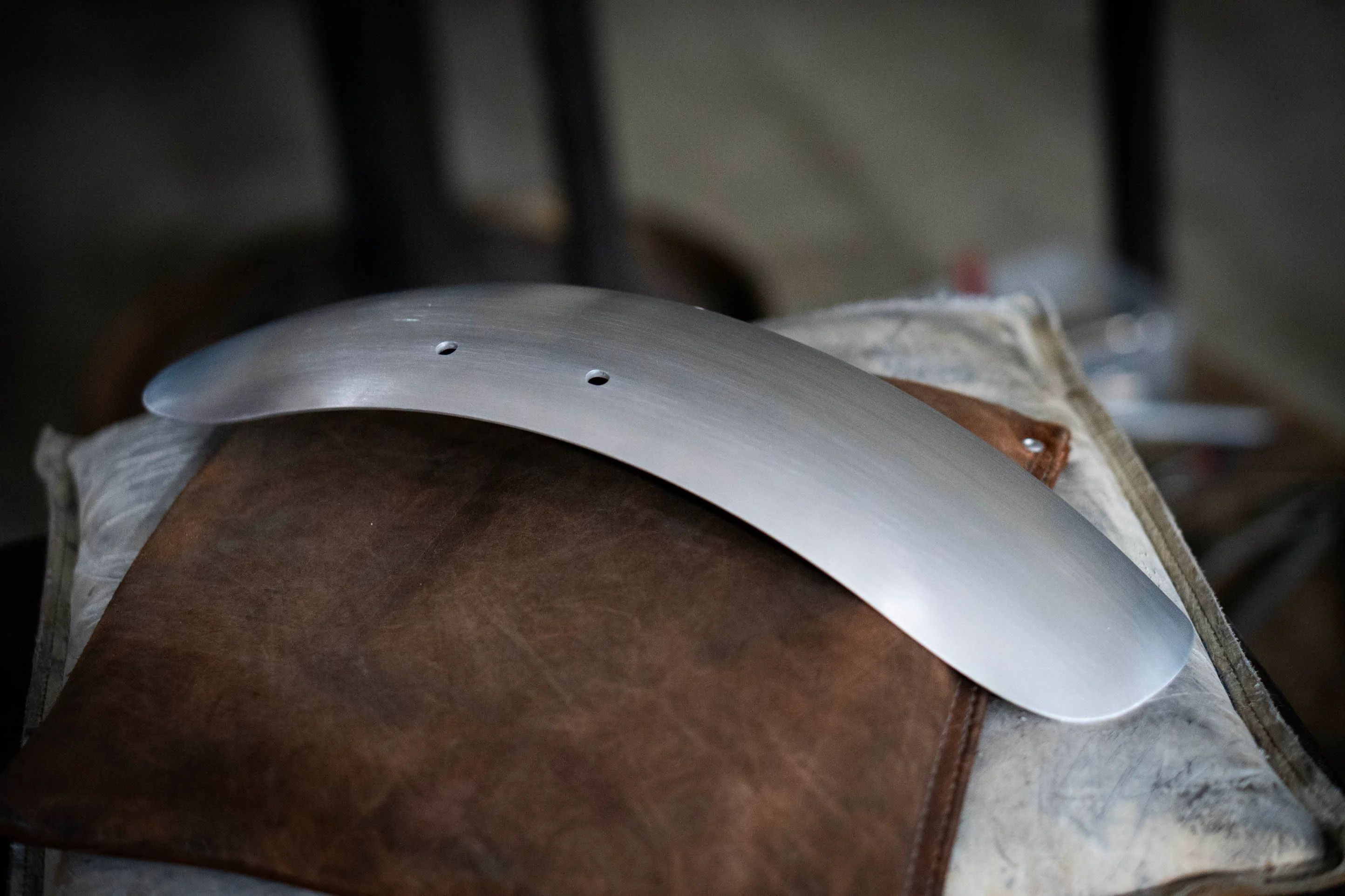 Short Aluminum Front Fender for Triumph Bonneville | 2016+ T100, T120, Street Twin, Street Scrambler - Image 15