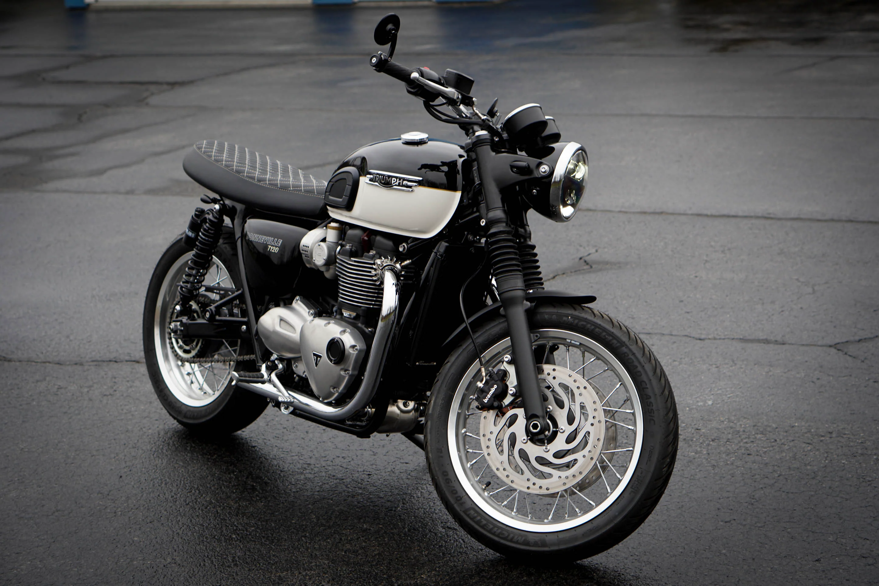 Short Aluminum Front Fender for Triumph Bonneville | 2016+ T100, T120, Street Twin, Street Scrambler - Image 2