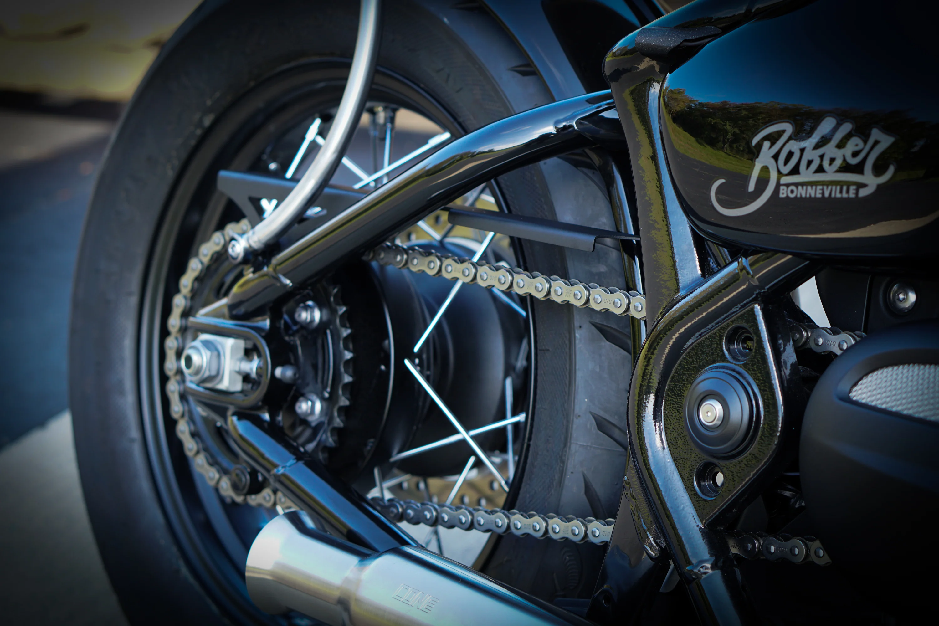 Triumph Bobber Chain Guard - 2017+ - Brogue Moto - Image 5
