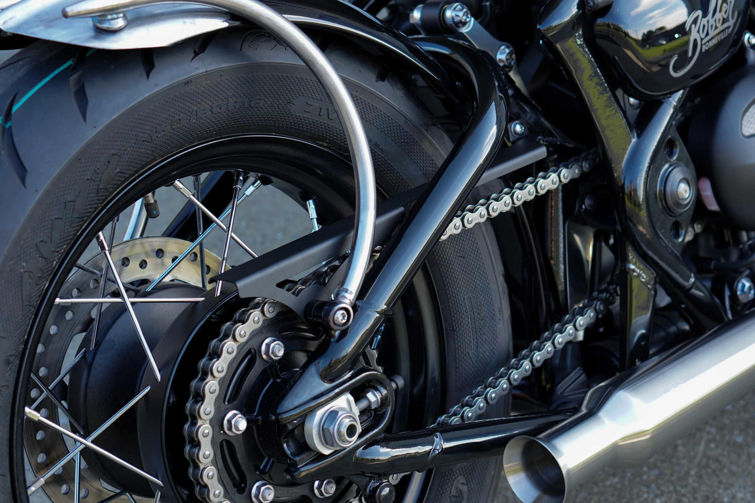 Triumph Bobber Chain Guard - 2017+ - Brogue Moto - Image 6