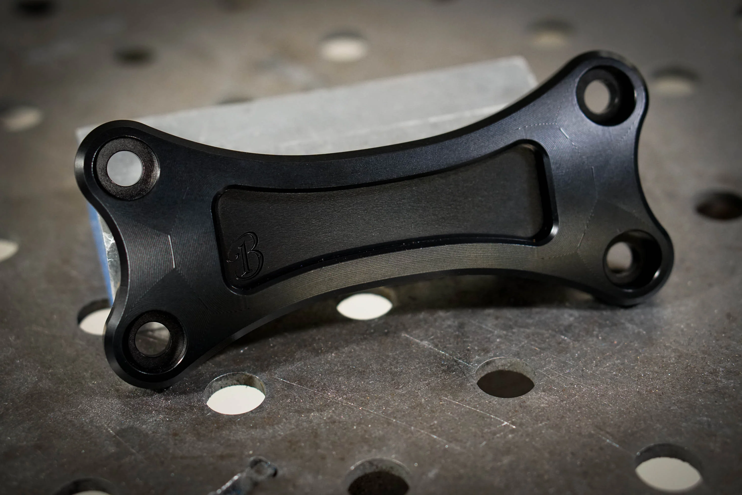 Triumph Bobber Machined Frame Cradle Brace Stiffener - Brogue Moto - Image 11