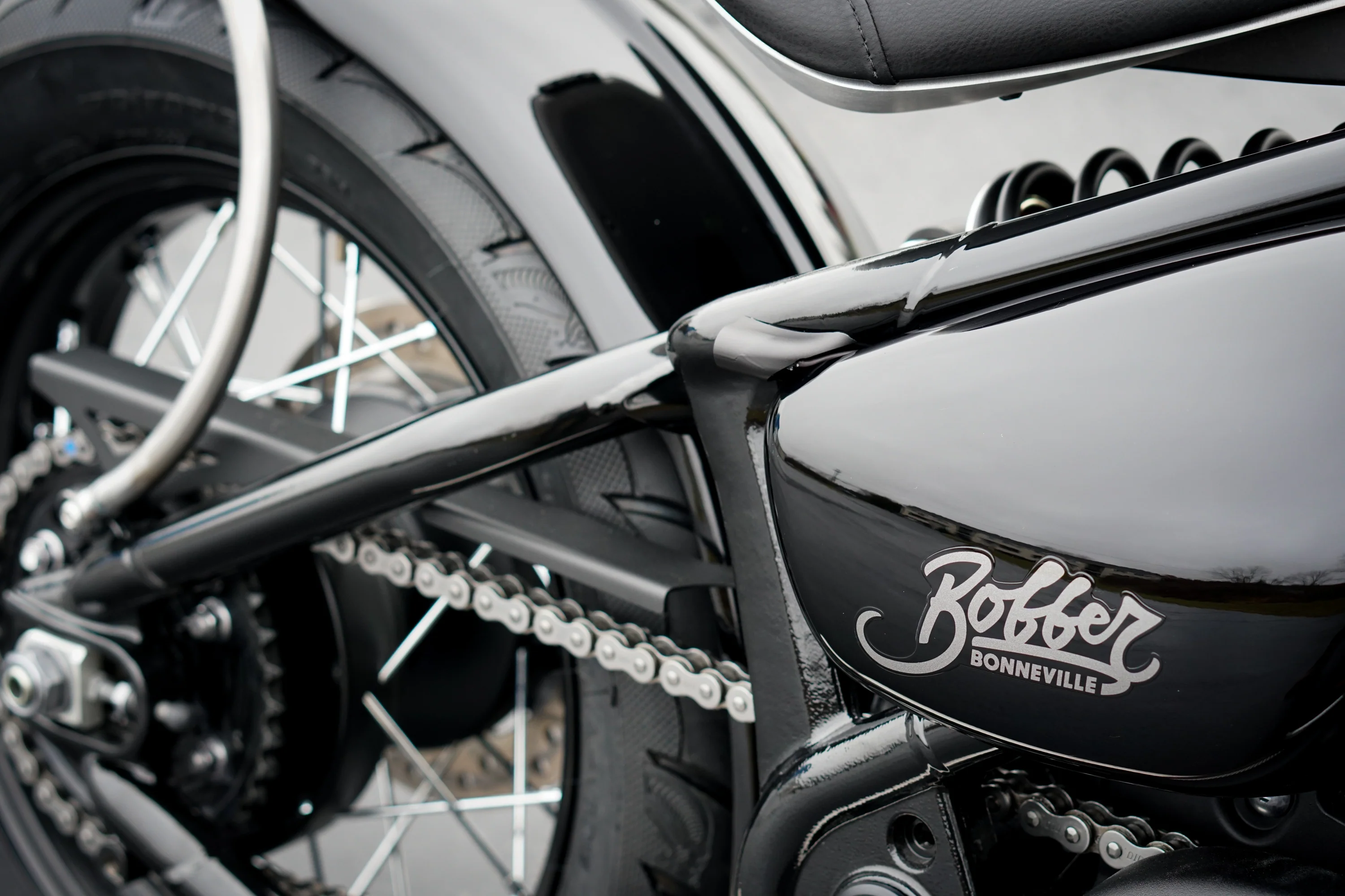 Triumph Bobber Machined Frame Rail Turn Kits - Featuring Kellermann Atto Dark Integral LED's - Image 11