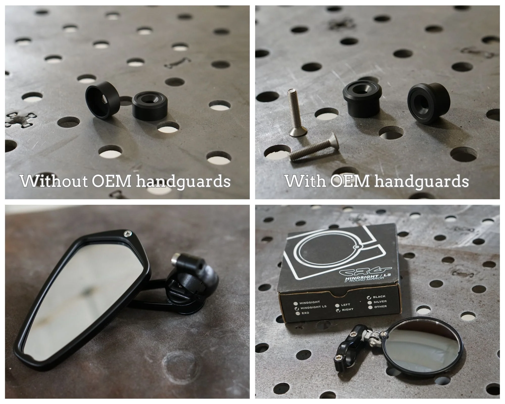 Triumph Scrambler 1200 XE / XC – Bar End & Mirror Kits – Brogue - Image 3