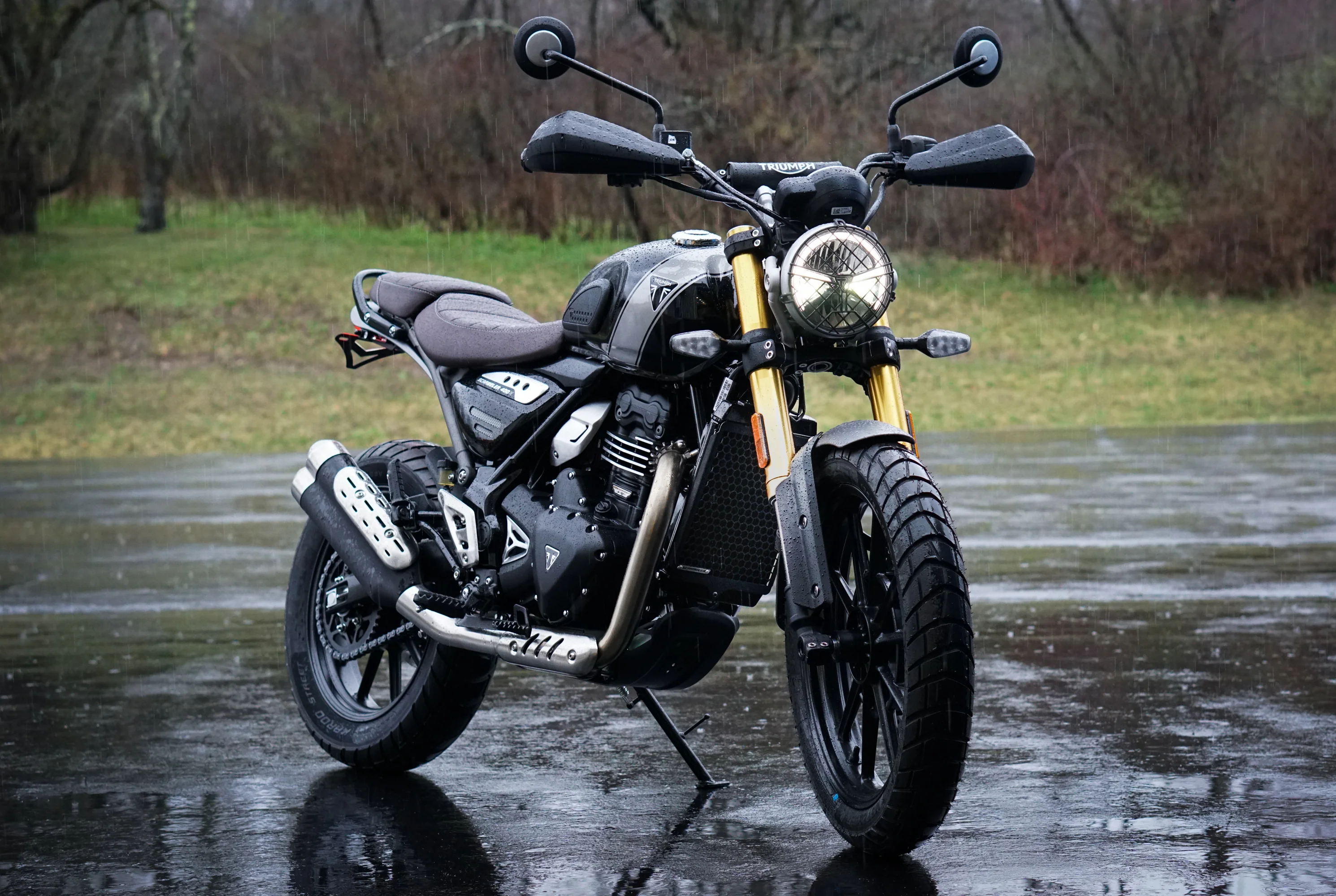 Triumph Scrambler 400 Radiator Guard - Image 4