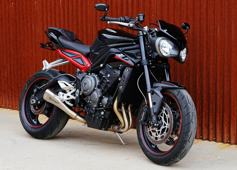 Triumph Street Triple Front Turn Signal Adapters - 2017 - 2022 - Image 3