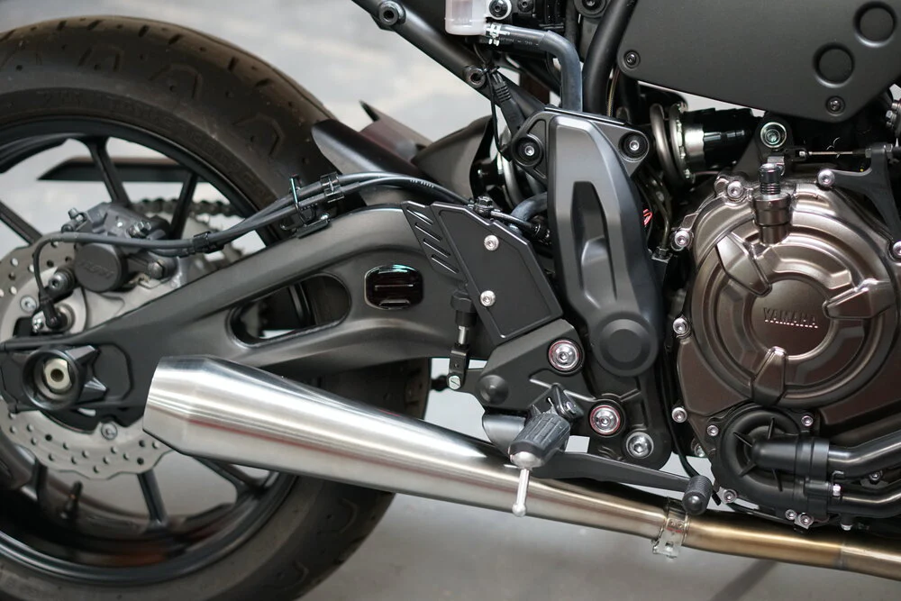 XSR700 Rear set Ankle Guards 2016+ - Image 4
